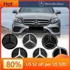 AMG W220 For AMG Benz The Front Grille Star Logo Badge Mirror Bottom 3D ABS Logo For Mercedes Benz E-Class W213 2016-20 E43 AMG