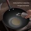 Wenlun Mountain 32cm Non-stick Cast Iron Wok