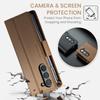Compatible with Samsung Z Fold6 Phone Case, Z Fold8 Card Slot Protective Case, Anti-theft Phone Cover, Anti-drop