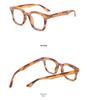 Stylish Unisex Anti-Blue Light Square Glasses Frame 21011 with Optional Prescription Lenses