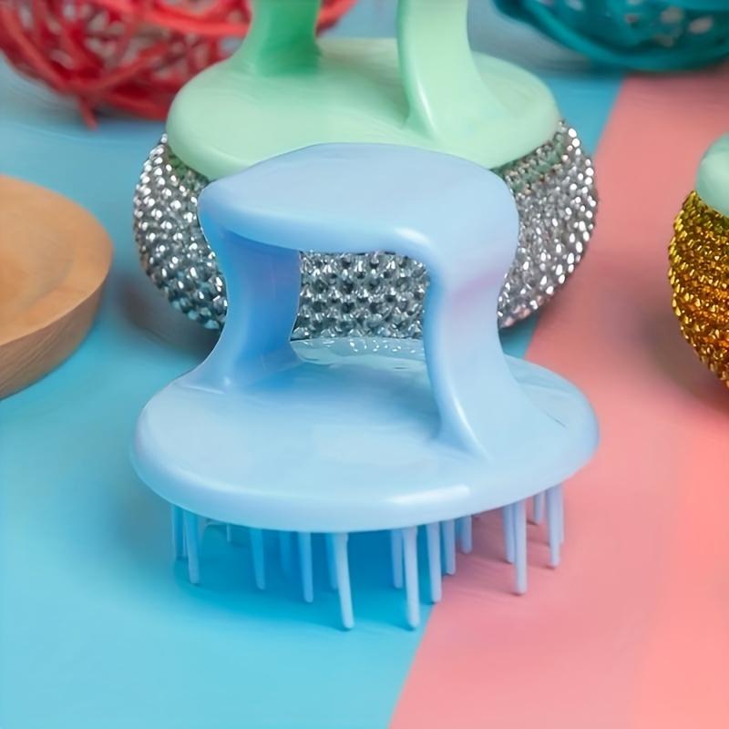 Stainless Steel Sponge Brush with Handle, Removable Decontamination Ball, Non-Stick & Oil-Free Dishwashing, Residue-Free Kitchen Cleaning Too