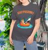 Bleib positiv - Hai-Liebhaber Wildtier Ozean lustiges Trump T-Shirt