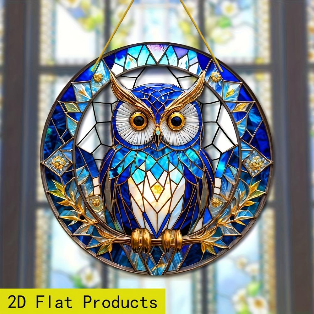 2D Flat Acrylic Owl Decoration, No Battery/power Required, Unique Indoor/outdoor Decoration, Multi-purpose Traditional Style, Wall Mounted