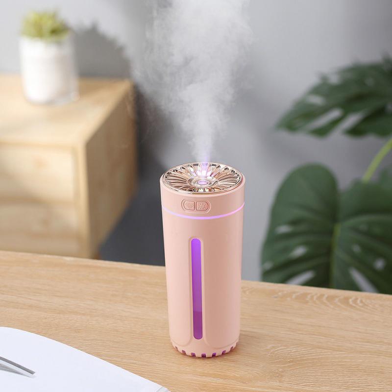 Car Humidifier & Air Purifier Aroma Diffuser with Interior Light & Odor Eliminator