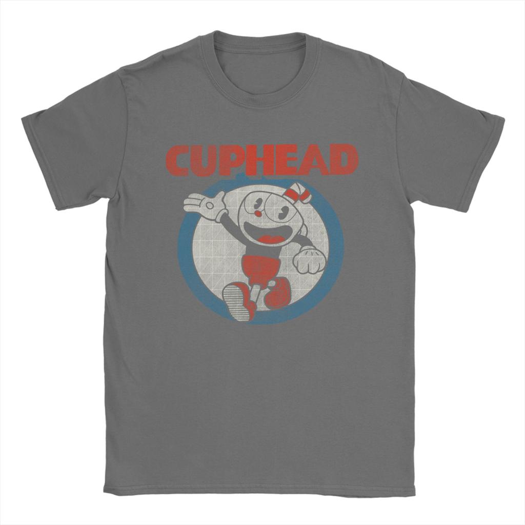 Cuphead Firsties Men T Shirts  Novelty Tees Short Sleeve Round Collar TShirts Cotton New Arrival Tops