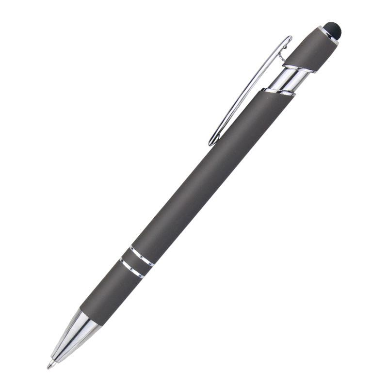Multicolor Touchscreen Magic Pen with Spray Paint Aluminum Barrel and Logo Printing