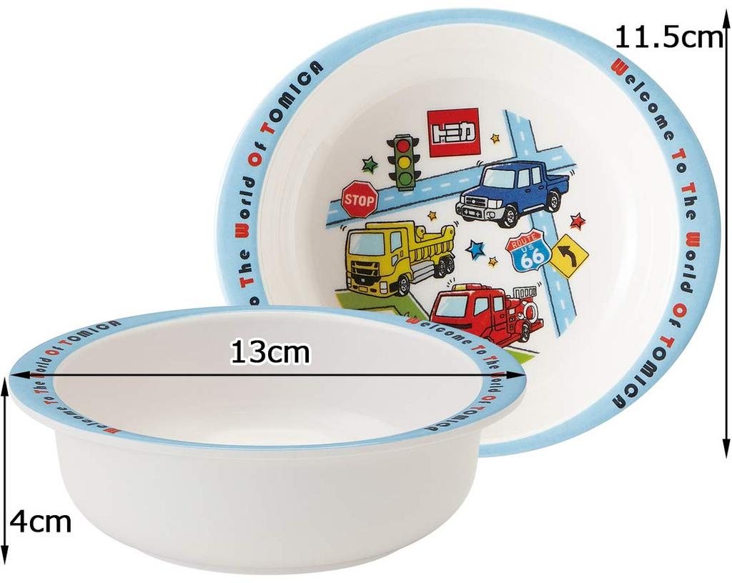 Skater Tomica 19 Melamine M340 Bowl, 260ml,
