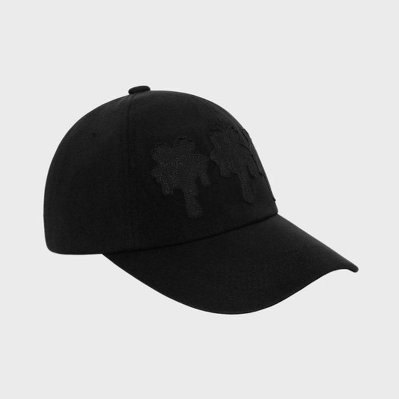 KIMZISU Dripping Patch Ball Cap _ Black