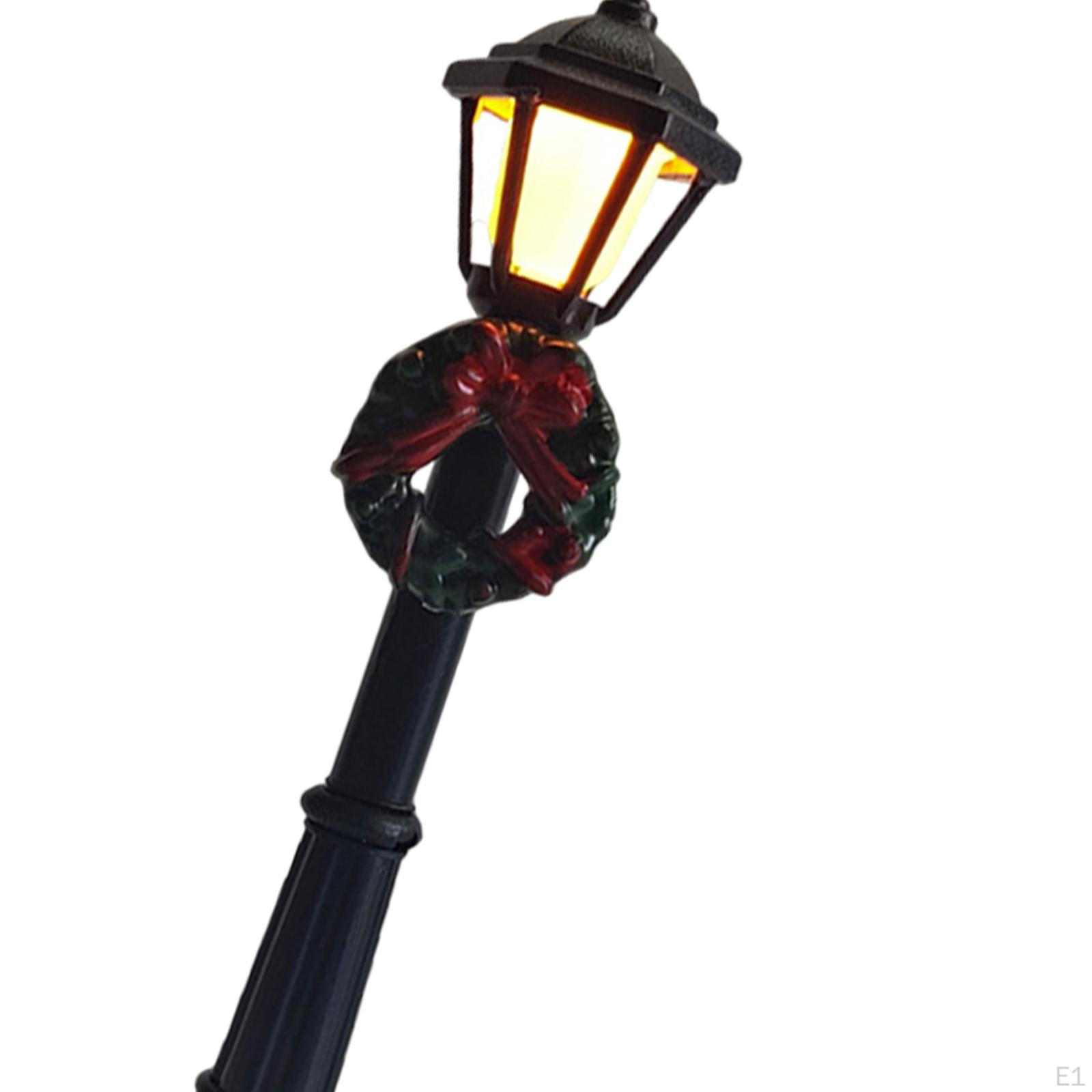 1/12 Мини-уличные столбы Модель освещения Аксессуары Орнамент — фото 4