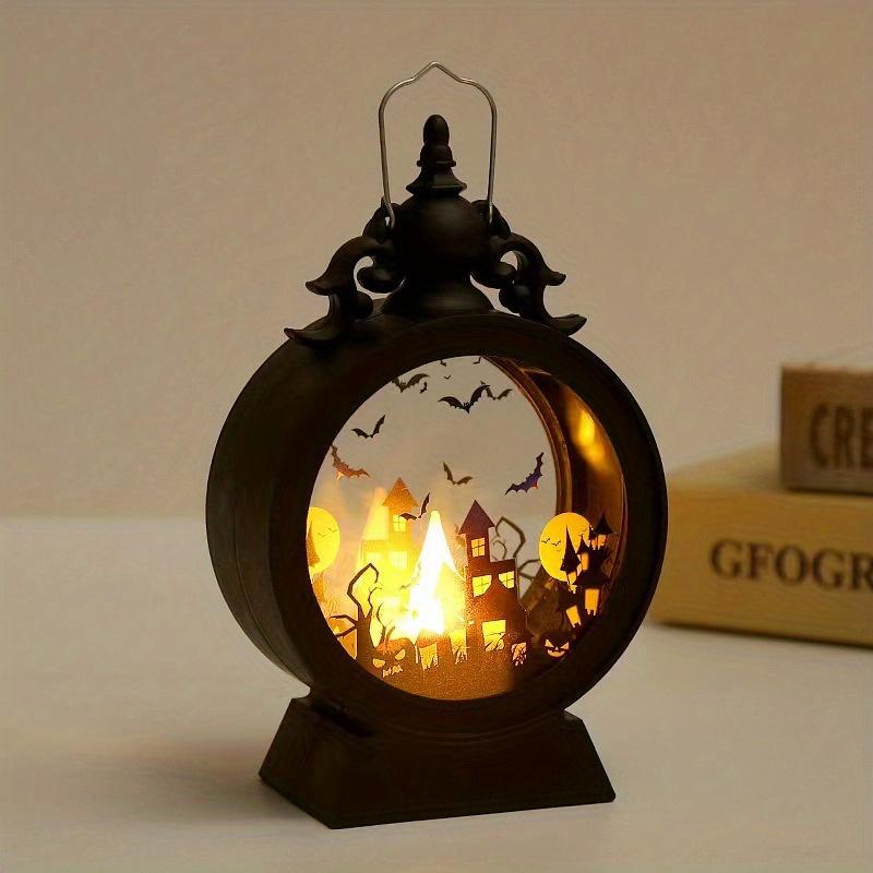 Halloween Pumpkin Ghost Lantern Lamp LED Hanging Ornaments Halloween Bar Decorations for Home Horror Props Party Decors Supplies