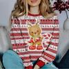 Women's Autumn and Winter Christmas 3D Printed Crew Neck Is Fashionable, Comfortable and Versatile Hoodies & Sweatshirts (women’s)