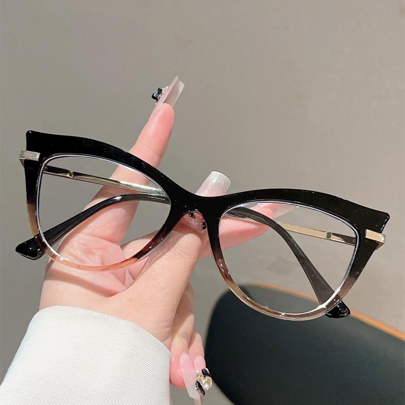 

Anti Blue Light Optical Cat Eye Glasses Women 2026 Luxury Brand Designer Myopia Customize Prescription Reading Eye Glasses Frame