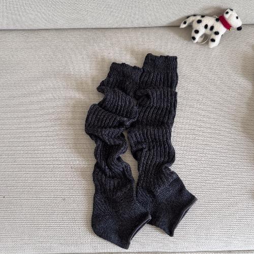

Autumn Winter Leg Warmers Solid Color Knitted Loose Long Socks Leg Covers JK Lolita Girls Leg Warmer Women Knitted Foot Cover One Size