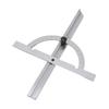 Woodworking Protractor Carbon Steel High Accuracy Easy Read Portable Adjustable Angle Ruler 150 X