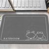 Non-Slip Bathroom Floor Mat - Absorbent, Dirt-Resistant Carpet for Doorway, Bedroom, Toilet
