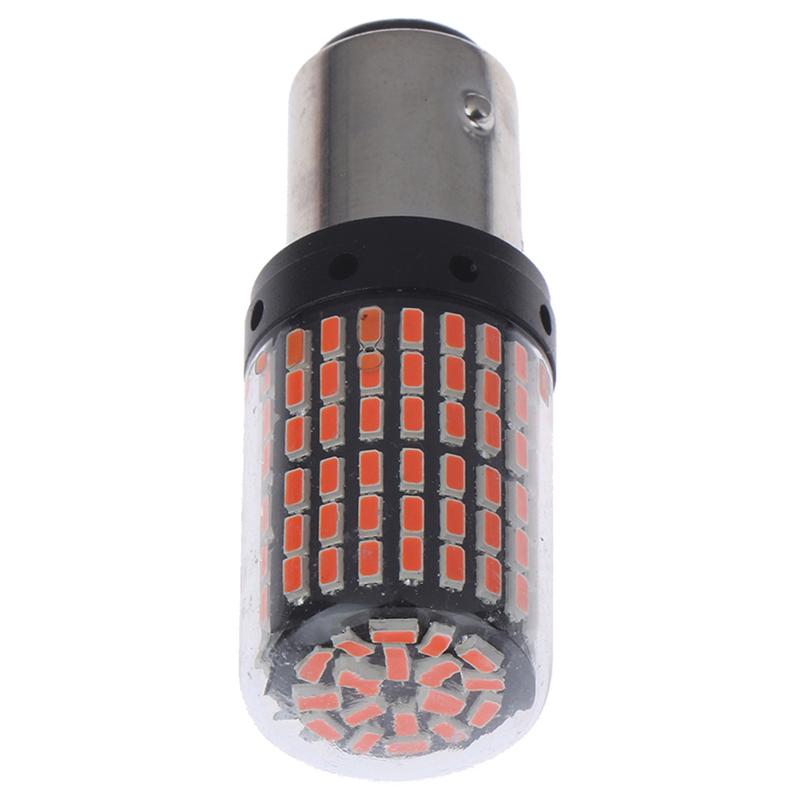 1Pc 1157 Led Red Canbus 3014 144-Smd Car Turn Signal Brake Light No Flash