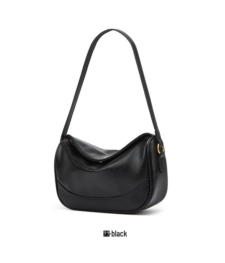 2025 Meillard Vintage Korean Design Women's Crossbody & Shoulder Bag - Versatile Dumpling Style