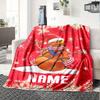Spring Flowers Home Customize Your Name Blankets Comfortable Soft Lightweight Allseason Multipurpose Blanket For Picnics Sofas Offices Beds Living