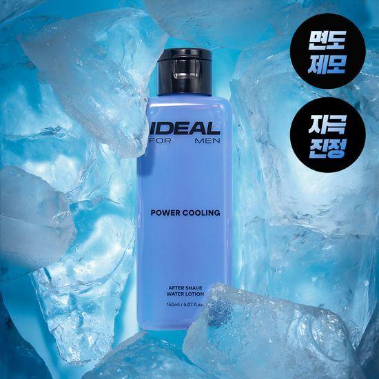 Ideal for Men Power Cooling Aftershave Water Lotion 150mL
