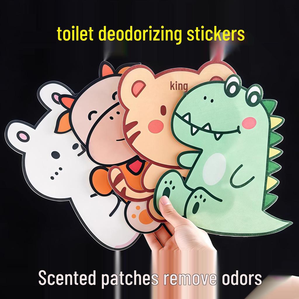 3-Piece Toilet Deodorizing Aromatherapy Stickers