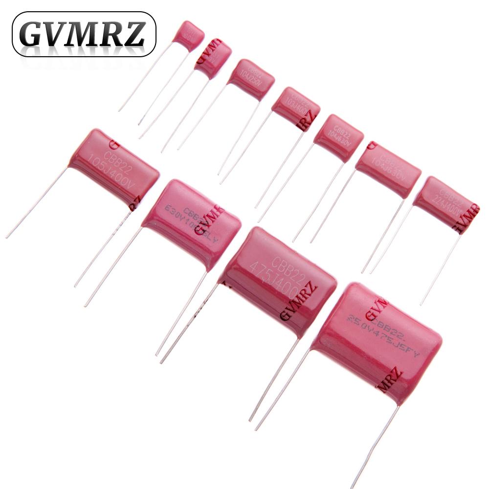 63V 100V 250V 400V 450V 630V 2000V 103J 104J 105J 155J 223J 224J CBB Polypropylene Film Capacitor 225J 334J 474J 475J