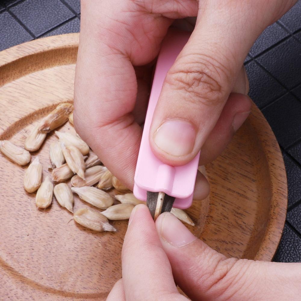 2PCS Manual Melon Seed Cleaner Pink/blue Sunflower Seeds Opener Sunflower Seed Remover  Elder