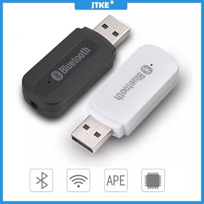 Bluetooth Alıcısı A2DP Dongle Stereo Müzik Ses Kablosuz USB Adaptörü Araba AUX Android/IOS Cep Telefonu 3.5mm Jack