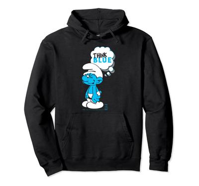 The Smurfs Think Blue Thought Bubble Hoodie