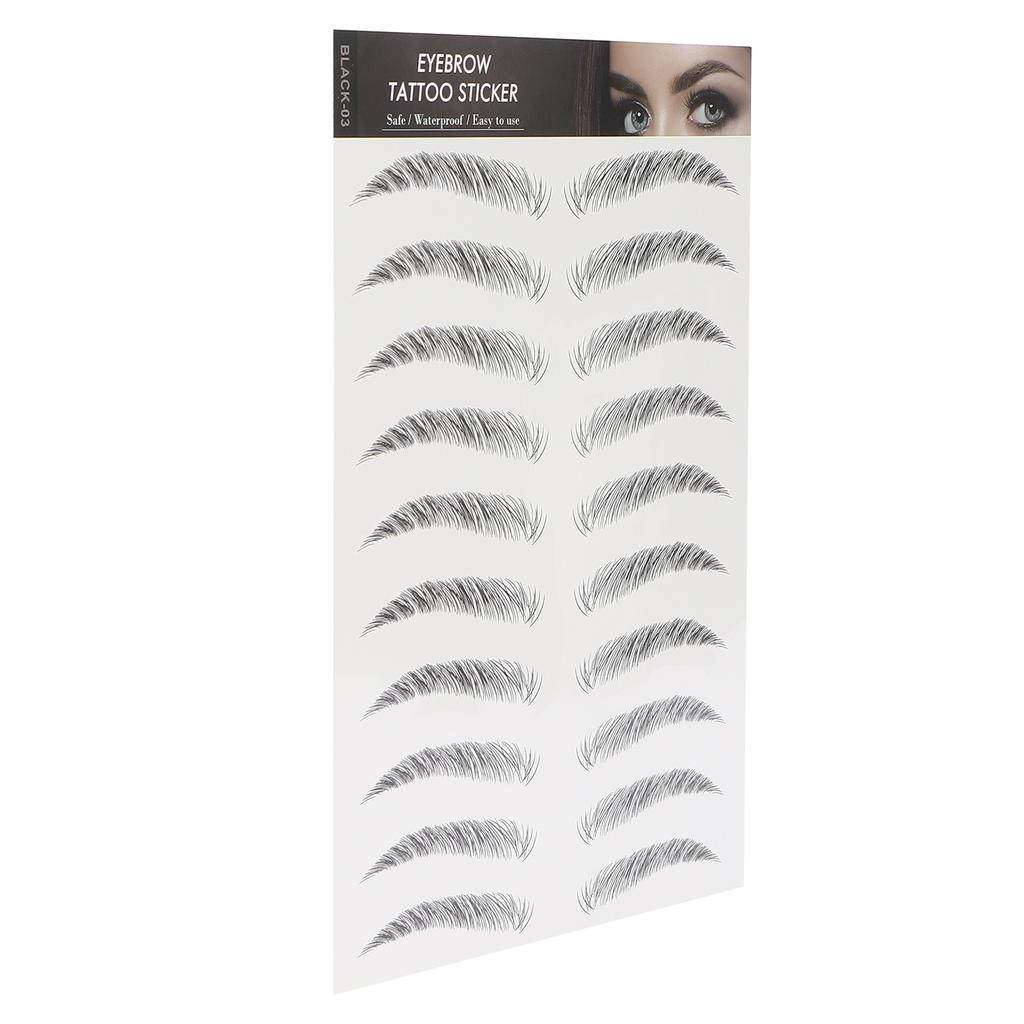 Long Lasting Eyebrow Transfers Sticker Household Portable Women Eyebrow Tattoo Sticker