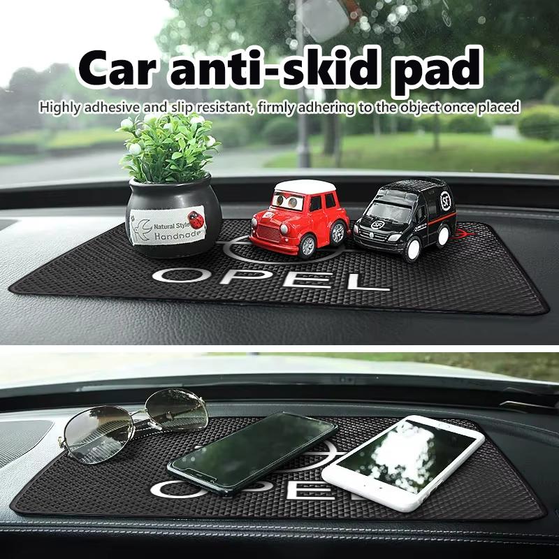 Car Dashboard Storage Pad Phone Holder Anti-slip Mat Accessories For Opel Meriva Mokka Grandland Vectra Zafira Vivaro Antara wln255