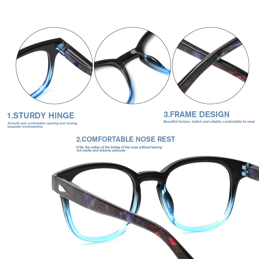 TUREZING Presbyopia Eyeglasses Diopter Glasses Blu-e Light Blocking Ultra-clear Presbyopic Eyeglasses for Ladies and Ge+ntle+men Diopter+20+30