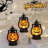 For Vintage LED Pumpkin Light Halloween Handheld Lantern Outdoor Decor for Camping Garden Haunted House Yard Table Lamp Supplies