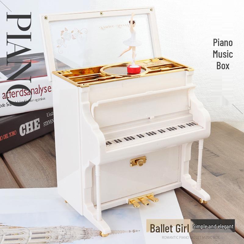 Mini tanzender Mann rotierende Spieluhr: Nähmaschine, Grammophon, Schreibmaschine Design