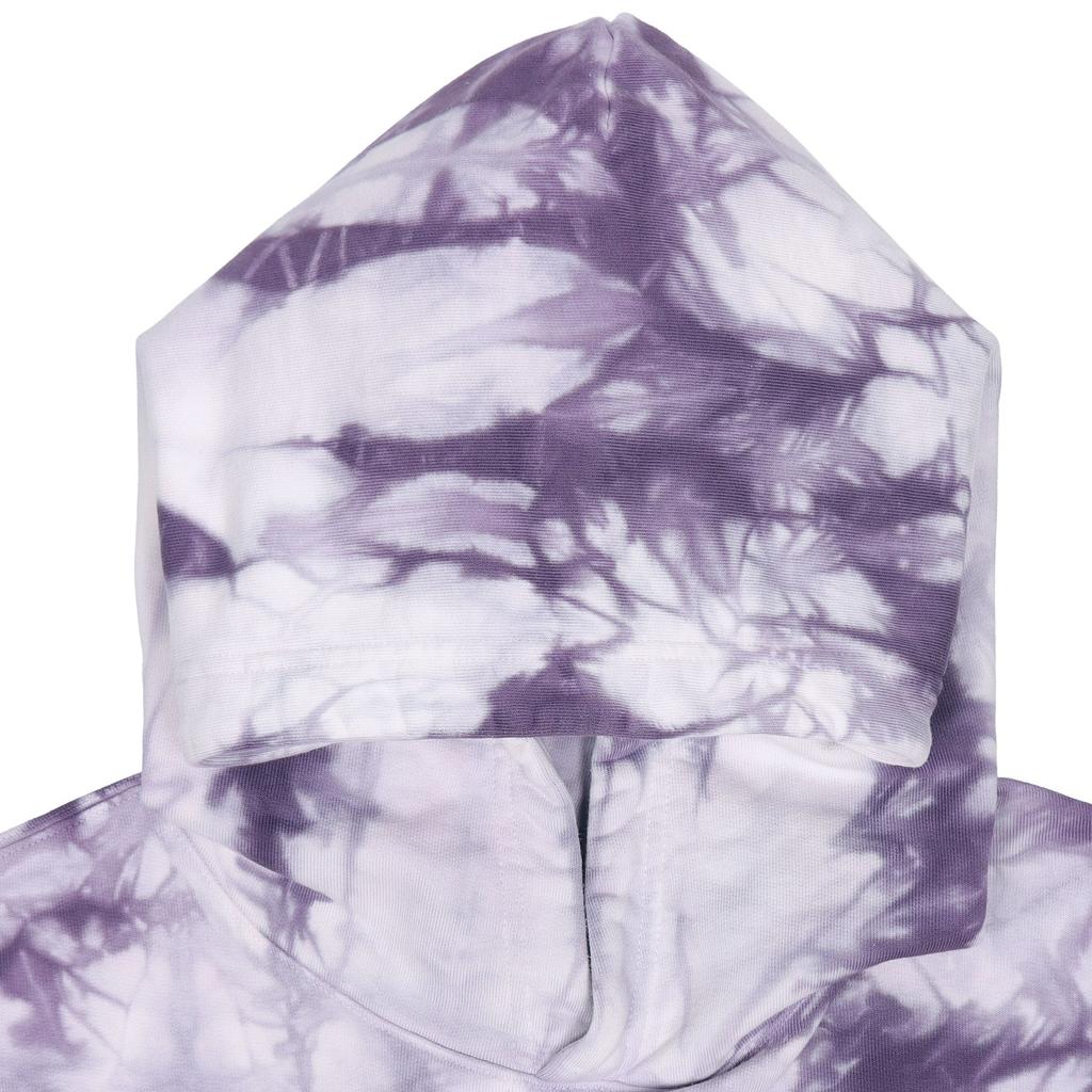 Pánská fialová sportovní mikina s kapucí Air Jordan Tie-Dye s velkým logem na zádech DR2647-135