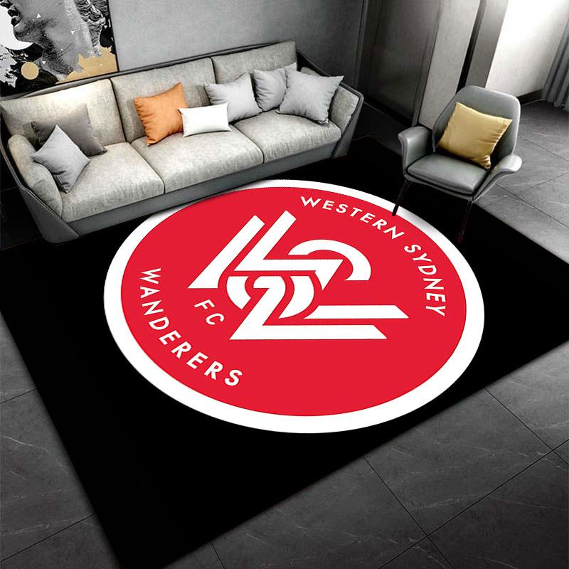 Western Sydney FC Red Logo suitable as a non-slip mat for the living room or bedroom sofa