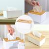 Japanische Einfache Holz Abdeckung Desktop Haushalt Tissue Box Papier Lagerung Box Haushalt Geschenk Werbung Papier