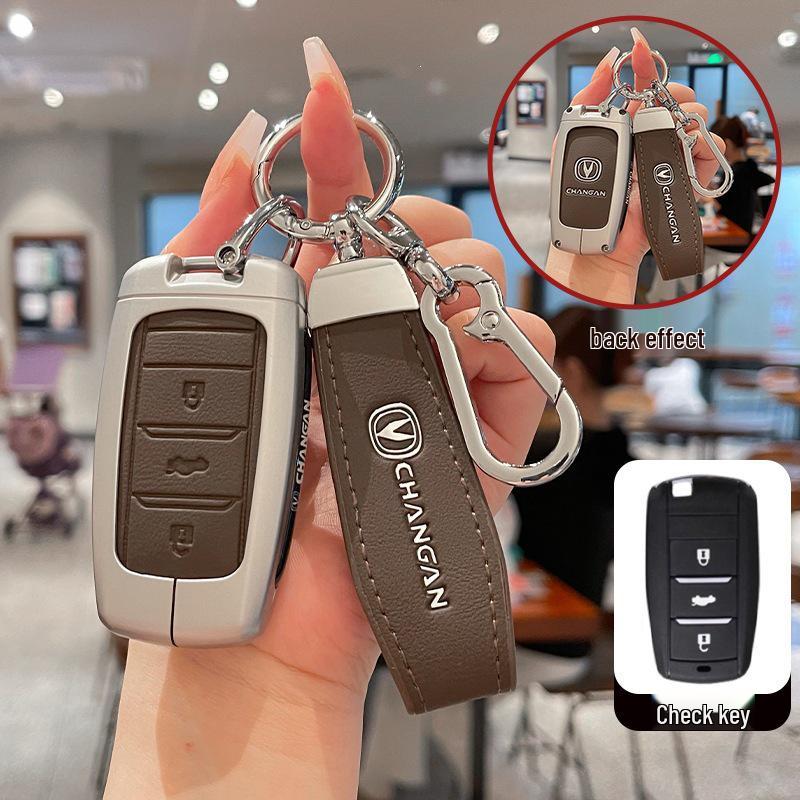 Premium Key Case for Changan Models: CS75, CS55, CS35, Ruicheng CC, Yixiang V7, and Eado