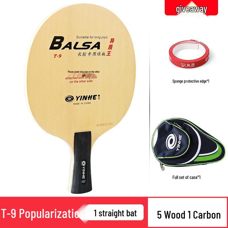 Galaxy T9 Pro Long Pips Table Tennis Racket: Professional-Grade Hinoki Carbon Blade