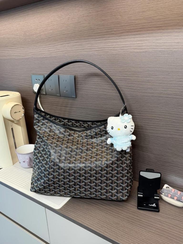 Guangzhou High-End Hobo Hundezahn Leder Schultertasche - Echtes Rindsleder, Große Kapazität Tote für Damen.