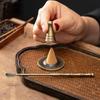 Alloy Incense Cone Making Kit DIY Handmade Craft Durable Set with Spoon for Home Meditation Yoga Lover Gift Choice