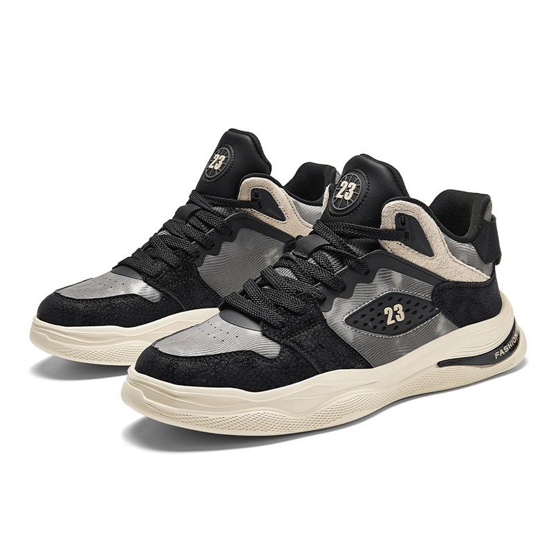 

Тренды не устаревают, спортивную и повседневную обувь часто носят во все сезоны, осенний студенческий дизайн кожаные баскетбольные кроссовки кеды мужские 39