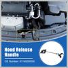 Car Hood Latch Front Hood Latch Assembly Fit for Hyundai Santa FE 2013-2019 No.811402W000 - Pack of 1 Replacement Car Parts