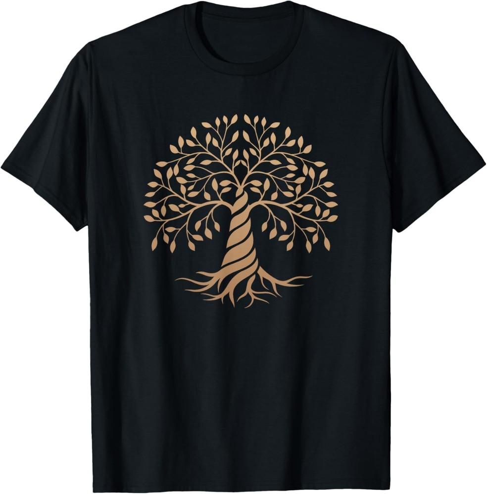 Enjoy the Tree of Life Illustration Novelty Graphic Designs TShirt Unisex T-Shirt M