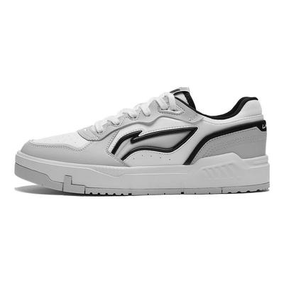 Light Trend Synthetic Leather Non-Slip Wear-Resistant Low-Top Skate Shoes Men Sneakers Light-Gray AGCT009-3