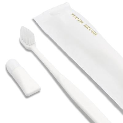 Vit handtag engångstandborste 3g tandkrämstub x24 100 stycken (med vätska)