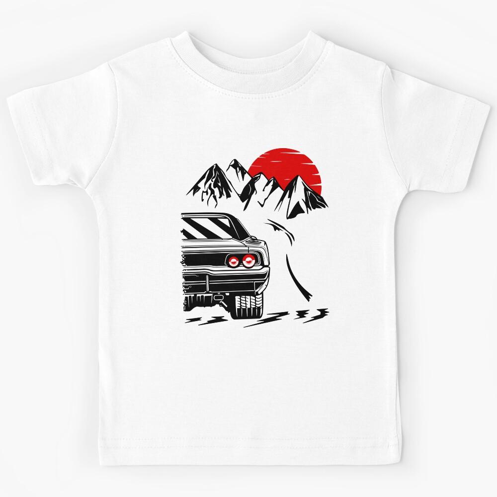 Classic car in retro sunset Kids T-Shirt 150