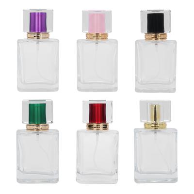 6pcs Glass Refillable Perfume Bottle Empty Spray Bottle Perfume Atomizer Dispenser 50ml