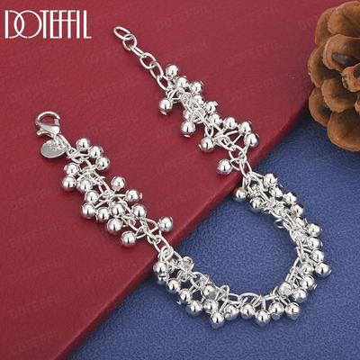 925 Sterling Zilveren Bruidssieraden Druivenkraal Bedelarmband