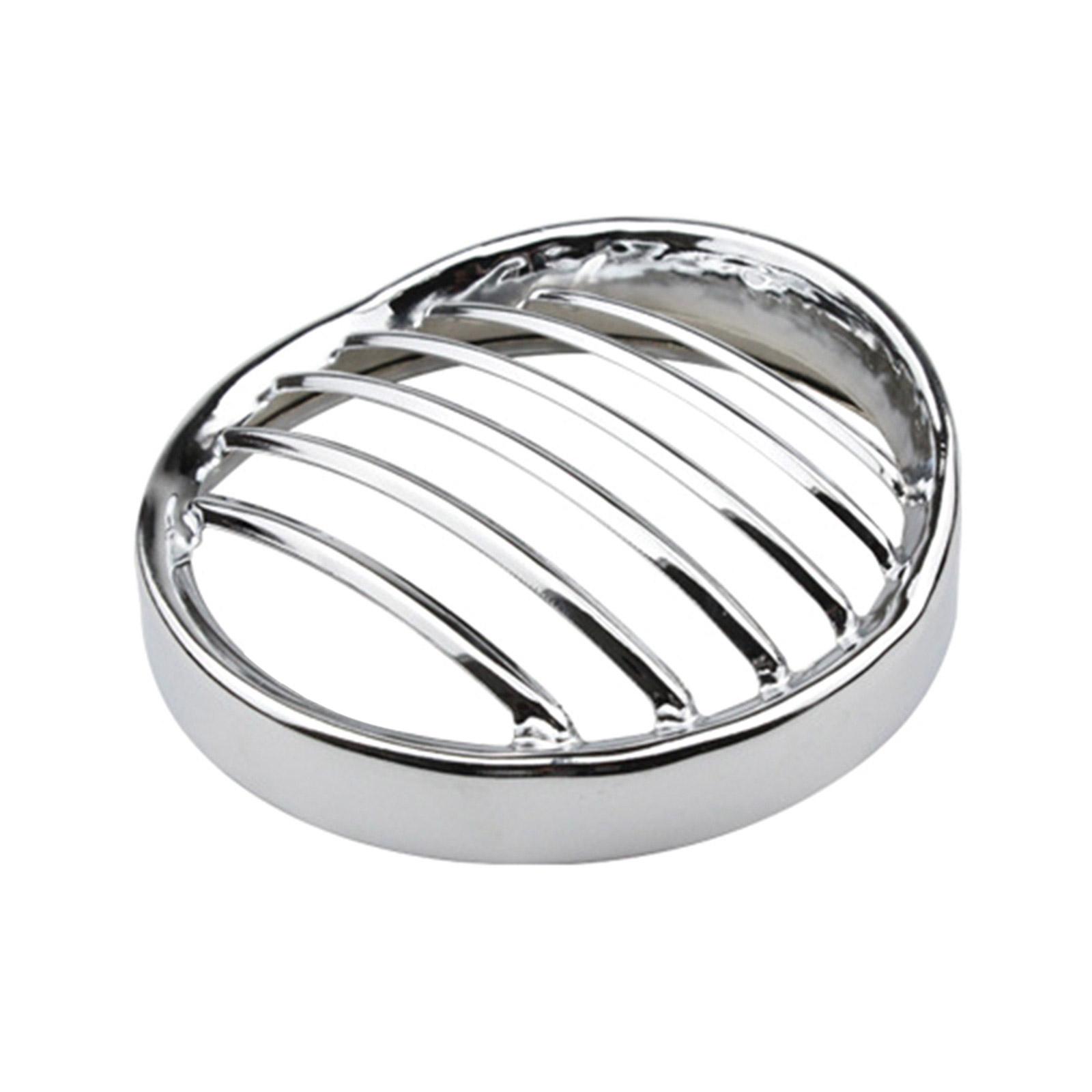 

Мотоцикл 5 3/4 5,75 світлодіодна кришка решітки фар ABS Аксесуар для захисту фари підходить для XL883 XL1200 XL1200X X48 срібний