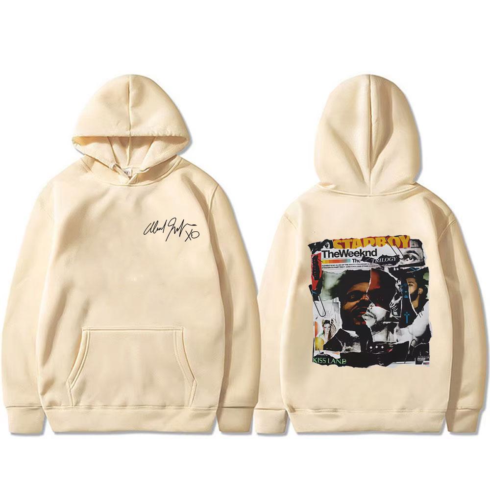 Rapper The Weeknd Music Album Cover 2026 Merch Hoodie Unisex Hip Hop Fashion Pop Music Streetwear Unisex Vintage Sweatshirt